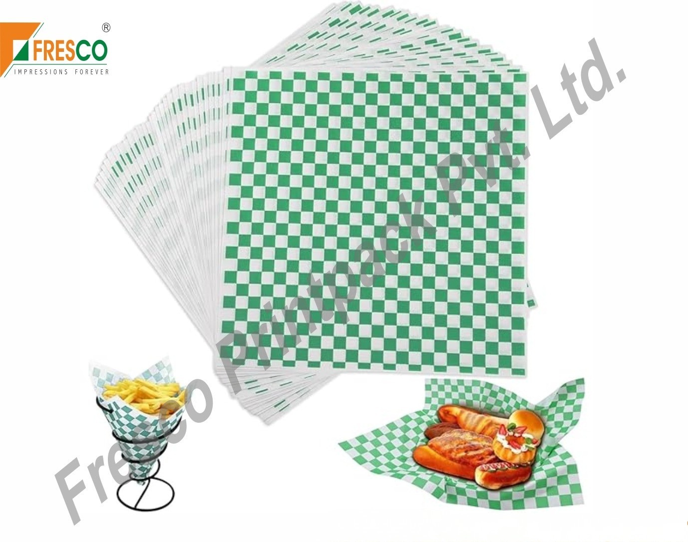 Checkered Food Wrapping Paper